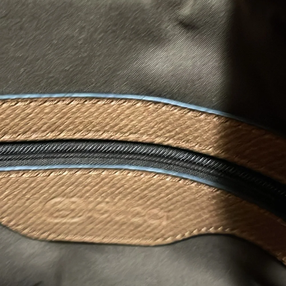 Gucci style bag brown and black with adjustable shoulder strap!! LIKE NEW!! - Picture 14 of 16